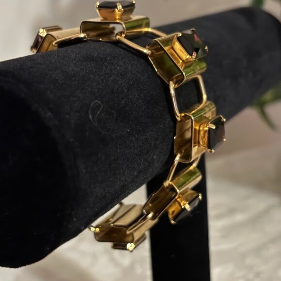 Lord Taylor's Violet Color Bracelet in Gold Tone (8.25") - Picture 3 of 12